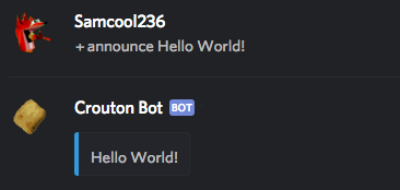 Crouton Bot Offline